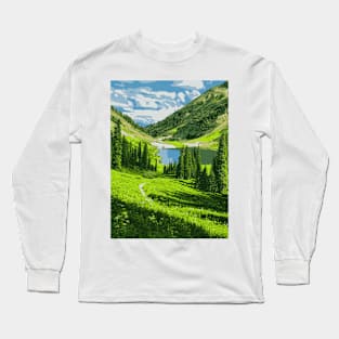 Green Valley - Landscape Long Sleeve T-Shirt